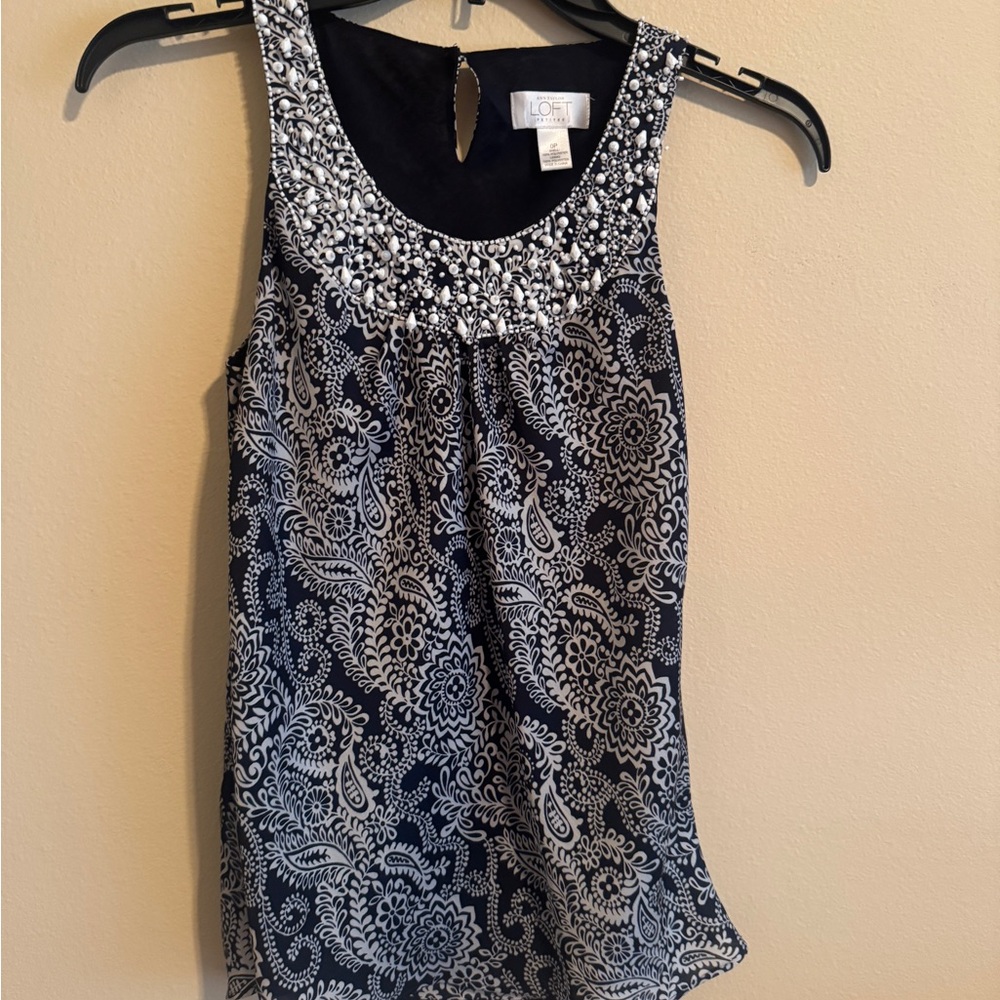 LOFT 0P Patterned Tank Top - Picture 3 of 6